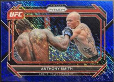 Anthony Smith 2023 Panini Prizm UFC Base #96 Blue Shimmer