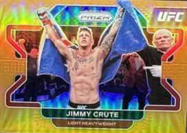 Jimmy Crute 2022 Panini Prizm UFC Base #73 Orange