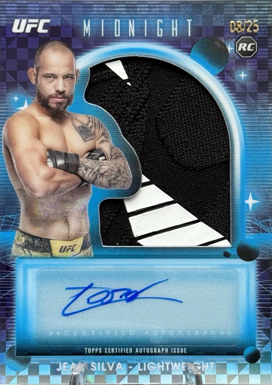 Jean Silva 2025 Topps Midnight UFC Rookie Relic Autographs #RRA-JS Moonrise