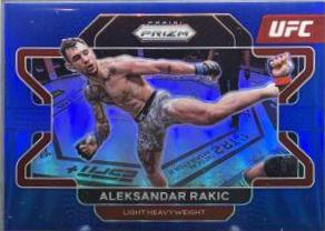 Aleksandar Rakic 2022 Panini Prizm UFC Base #15 Blue