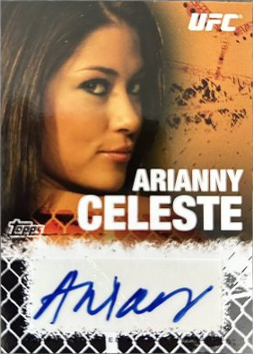 Arianny Celeste 2010 Topps UFC Fighter and Personalities Autographs #FA-AC Red