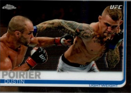 Dustin Poirier 2019 Topps Chrome UFC Base #58 Red