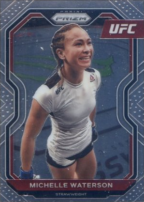 Michelle Waterson-Gomez 2021 Panini Prizm UFC Base #9 Black