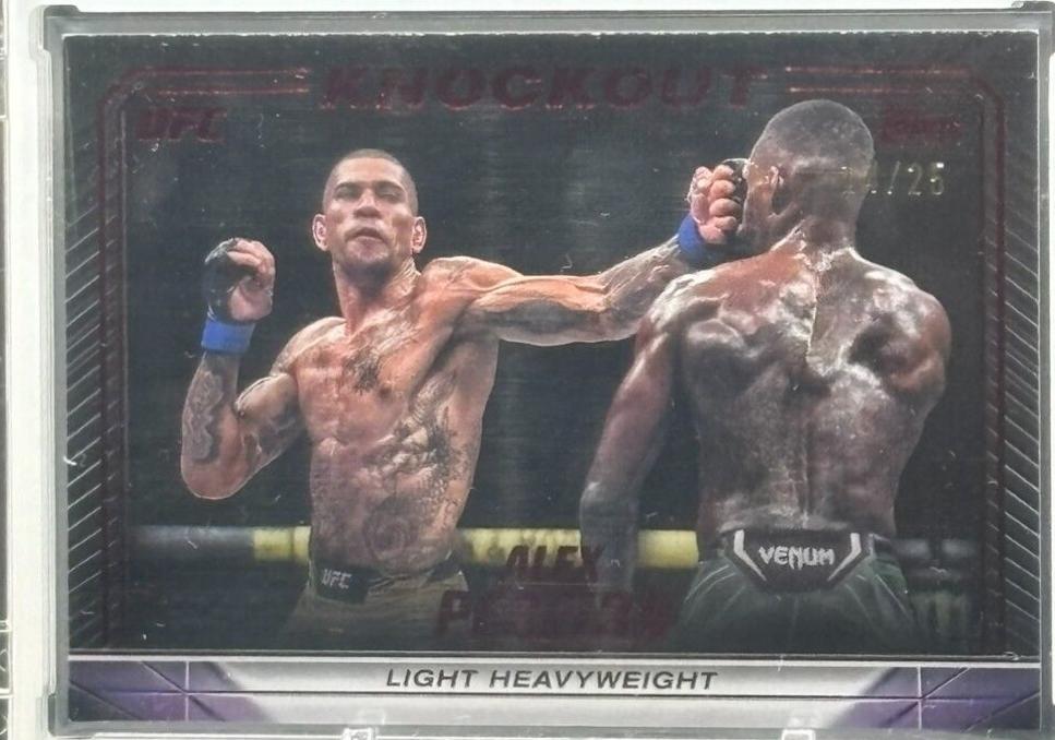 Alex Pereira 2024 Topps Knockout UFC Base #33 Red