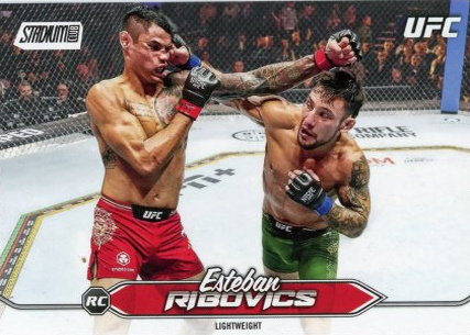Esteban Ribovics 2025 Topps Stadium Club UFC Base #186 Blue