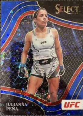 Julianna Peña 2022 Panini Select UFC Octagonside #281 Blue Disco
