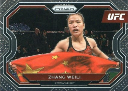 Zhang Weili 2021 Panini Prizm UFC Base #189 Lucky Envelopes