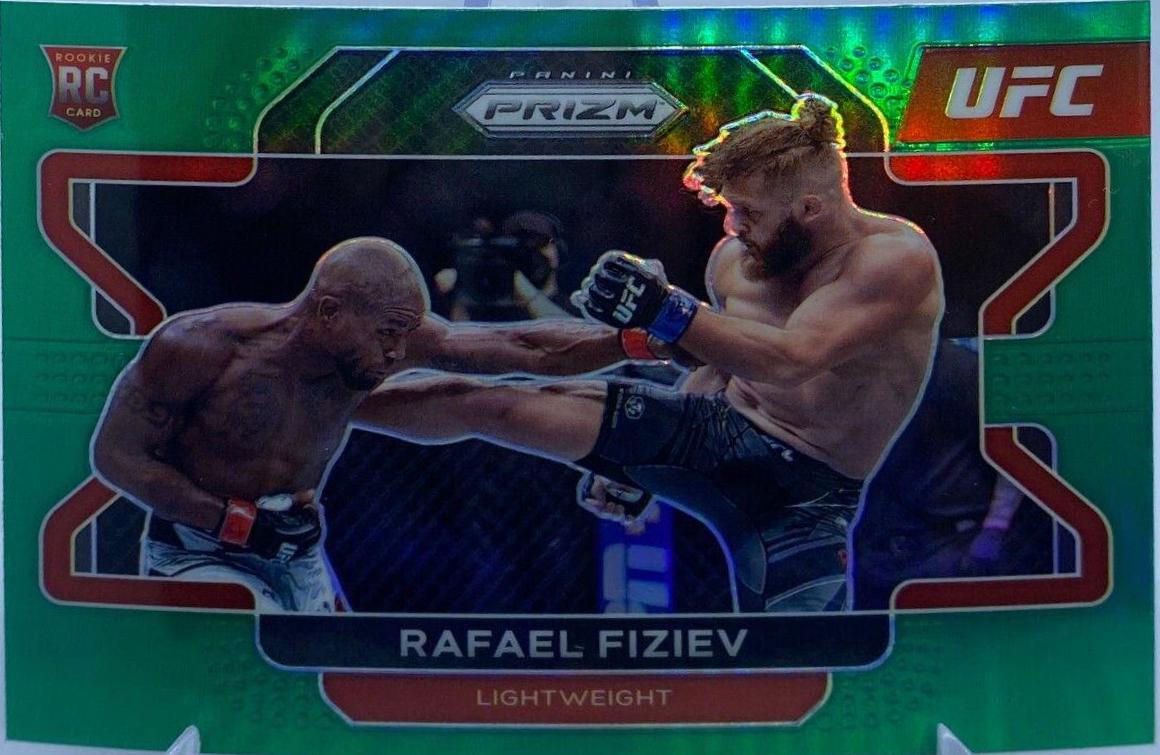 Rafael Fiziev 2022 Panini Prizm UFC Base #98 Green