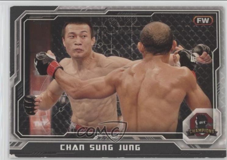 Chan Sung Jung 2014 Topps UFC Champions Base #148 Black