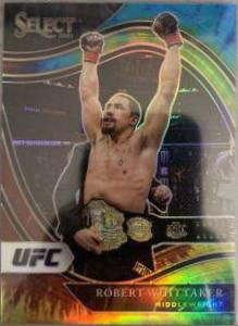 Robert Whittaker 2021 Panini Select UFC Octagonside #267 Black Prizms