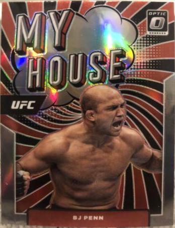 BJ Penn 2022 Panini Donruss Optic UFC My House #17 Holo