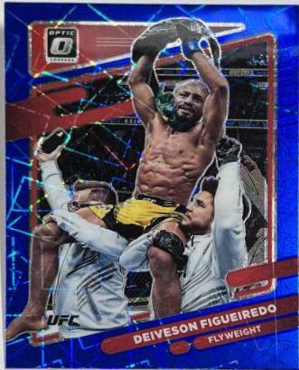 Deiveson Figueiredo 2022 Panini Donruss Optic UFC Base #4 Blue Velocity