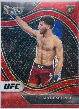 Matt Schnell 2021 Panini Select UFC Octagonside #275 Red Disco
