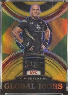 Glover Teixeira 2023 Panini Select UFC Global Icons #17 Gold