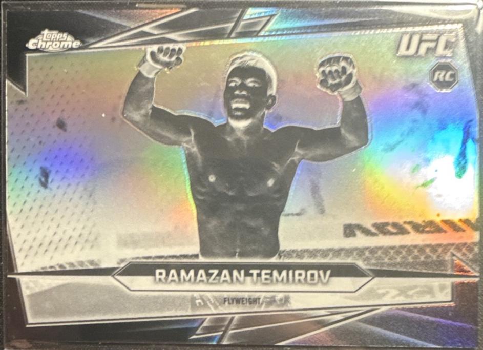 Ramazan Temirov 2026 Topps Chrome UFC Base #77 Negative Refractor