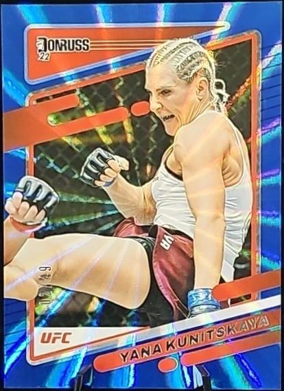 Yana Santos 2022 Panini Donruss UFC Base #112 Blue