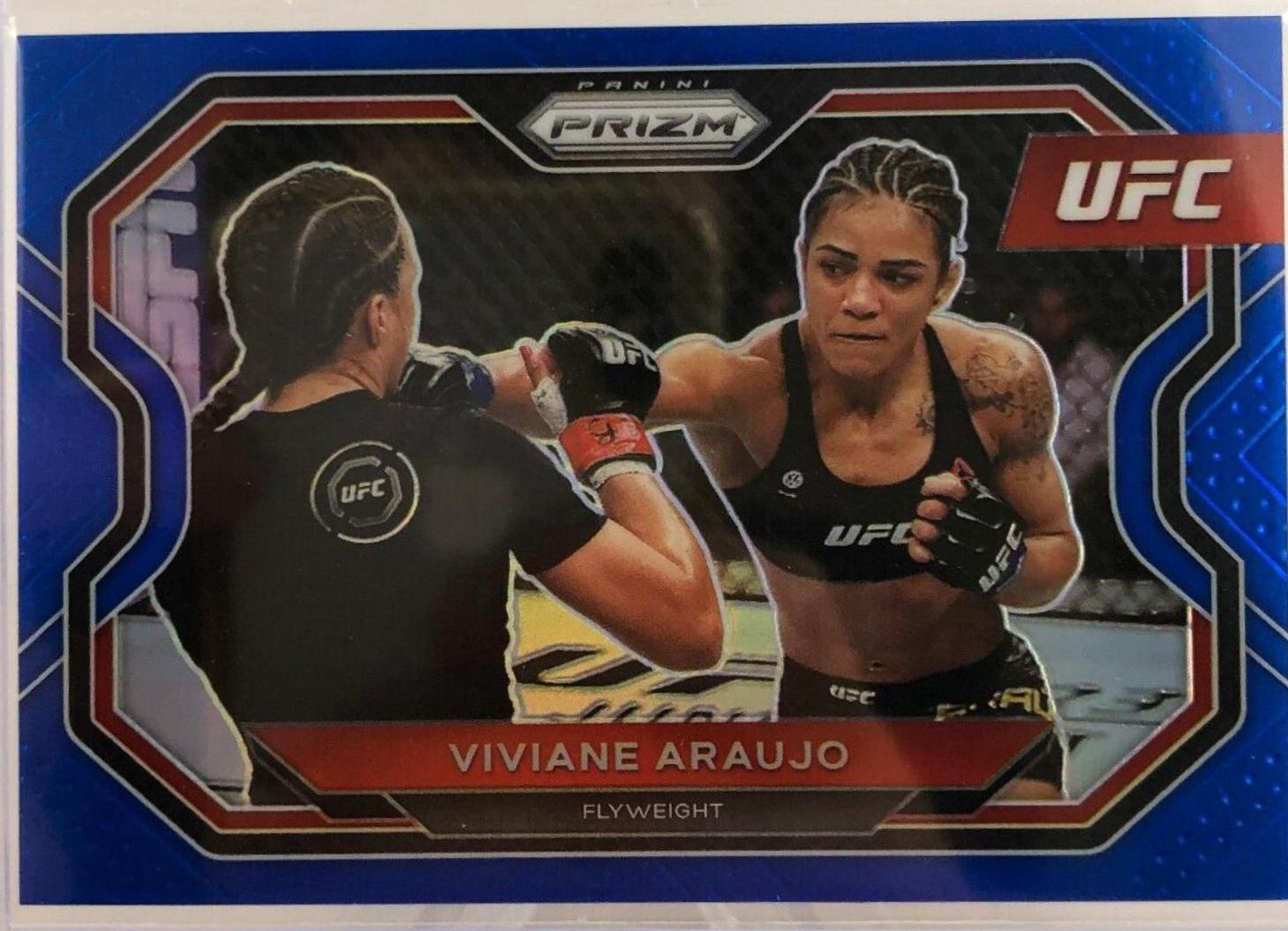 Viviane Araujo 2021 Panini Prizm UFC Base #149 Blue
