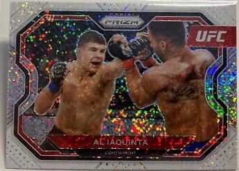 Al Iaquinta 2021 Panini Prizm UFC Base #102 White Sparkle