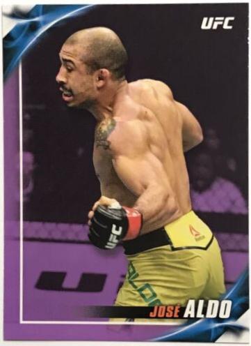 José Aldo 2019 Topps UFC Knockout Base #85 Purple