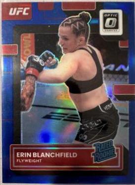 Erin Blanchfield 2023 Panini Donruss Optic UFC Base #124 Blue