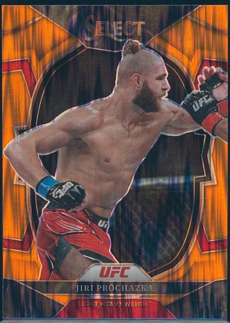 Jiri Prochazka 2023 Panini Select UFC Concourse #46 Orange Flash