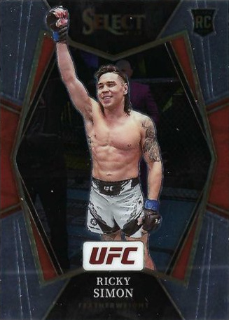 Ricky Simon 2022 Panini Select UFC Premier Level #109 Black Disco