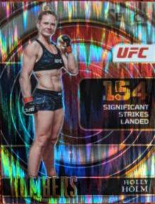 Holly Holm 2022 Panini Select UFC Select Numbers #28 Flash