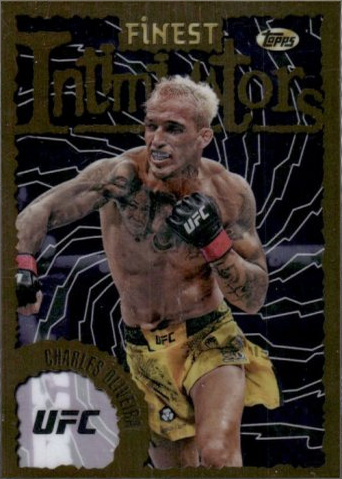 Charles Oliveira 2024 Topps Finest UFC Intimidators #INT-5 Superfractor