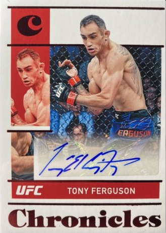 Tony Ferguson 2022 Panini Chronicles UFC Chronicles Signatures #7 Platinum