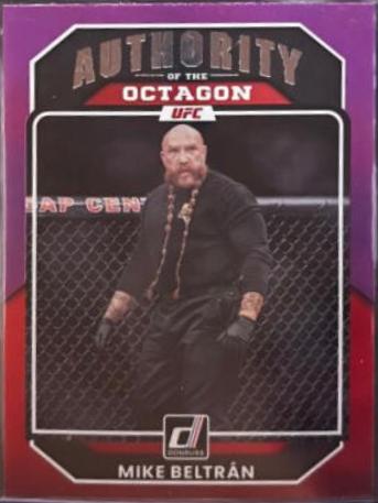 Mike Beltran 2023 Panini Donruss UFC Base #221 Purple Laser
