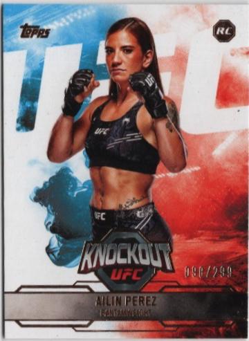 Ailin Perez 2025 Topps Knockout UFC Base #14 Bronze