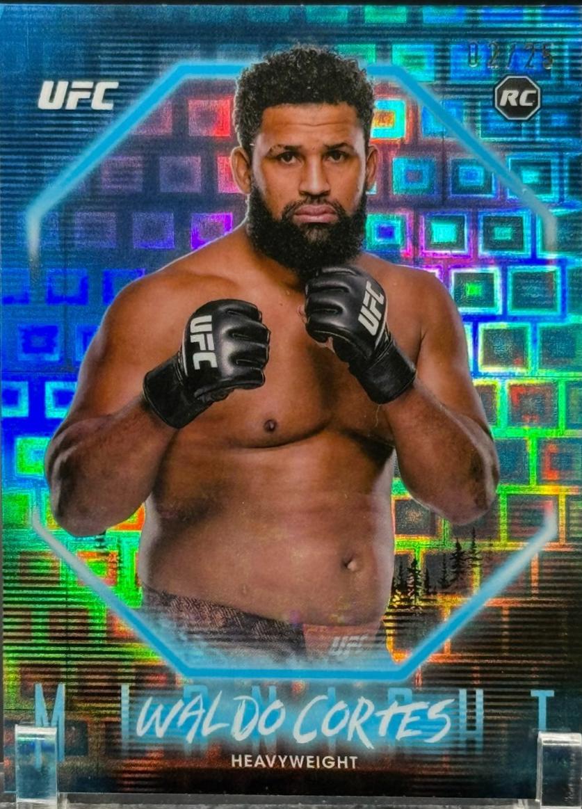 Waldo Cortes Acosta 2025 Topps Midnight UFC Base #93 Moonrise