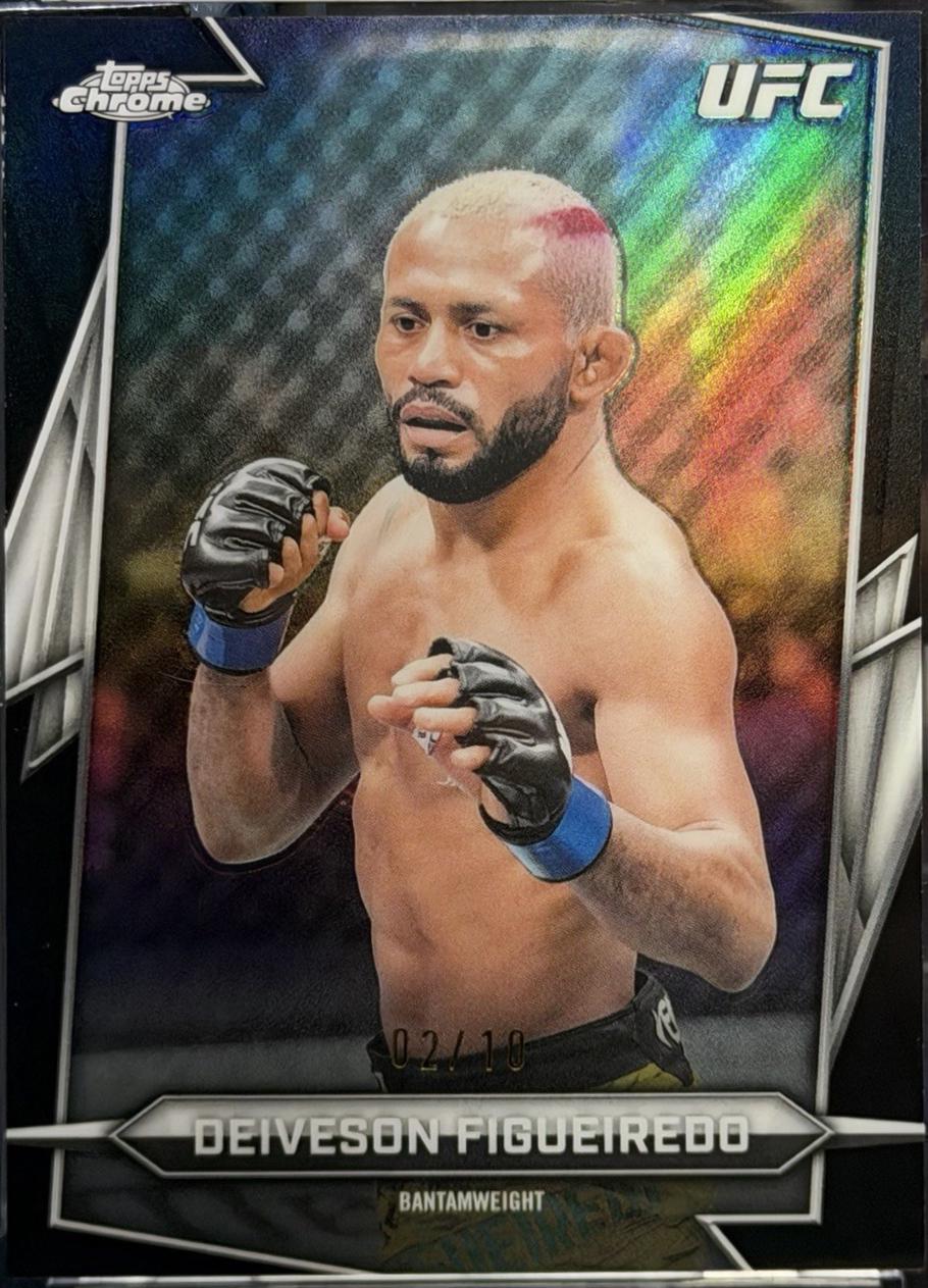 Deiveson Figueiredo 2026 Topps Chrome UFC Base #89 Black Refractor