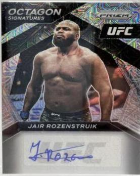 Jairzinho Rozenstruik 2021 Panini Prizm UFC Octagon Signatures #OS-JRZ Mojo