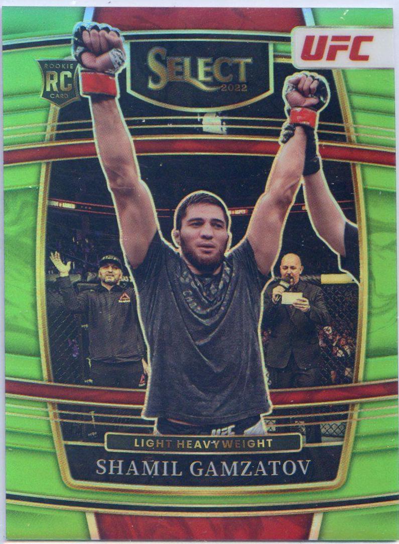 Shamil Gamzatov 2022 Panini Select UFC Concourse #14 Green