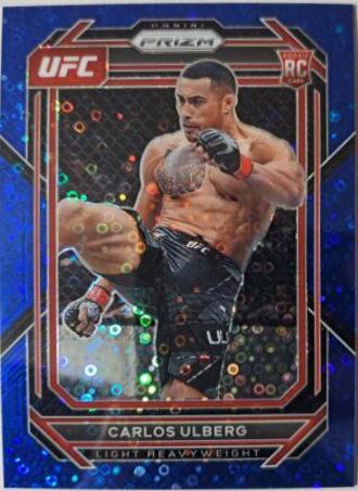 Carlos Ulberg 2023 Panini Prizm Under Card UFC Base #134 Blue