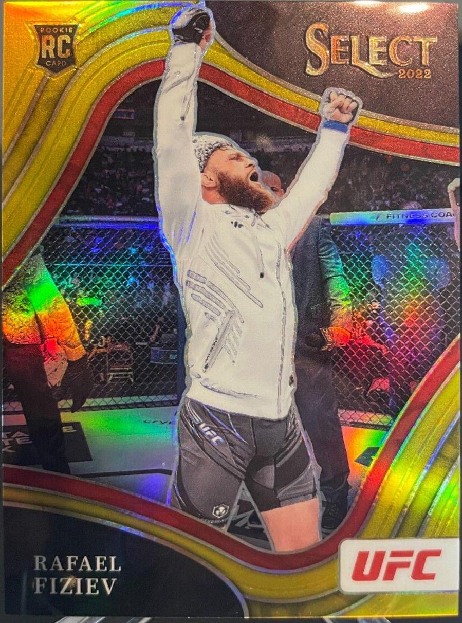 Rafael Fiziev 2022 Panini Select UFC Octagonside #234 Gold