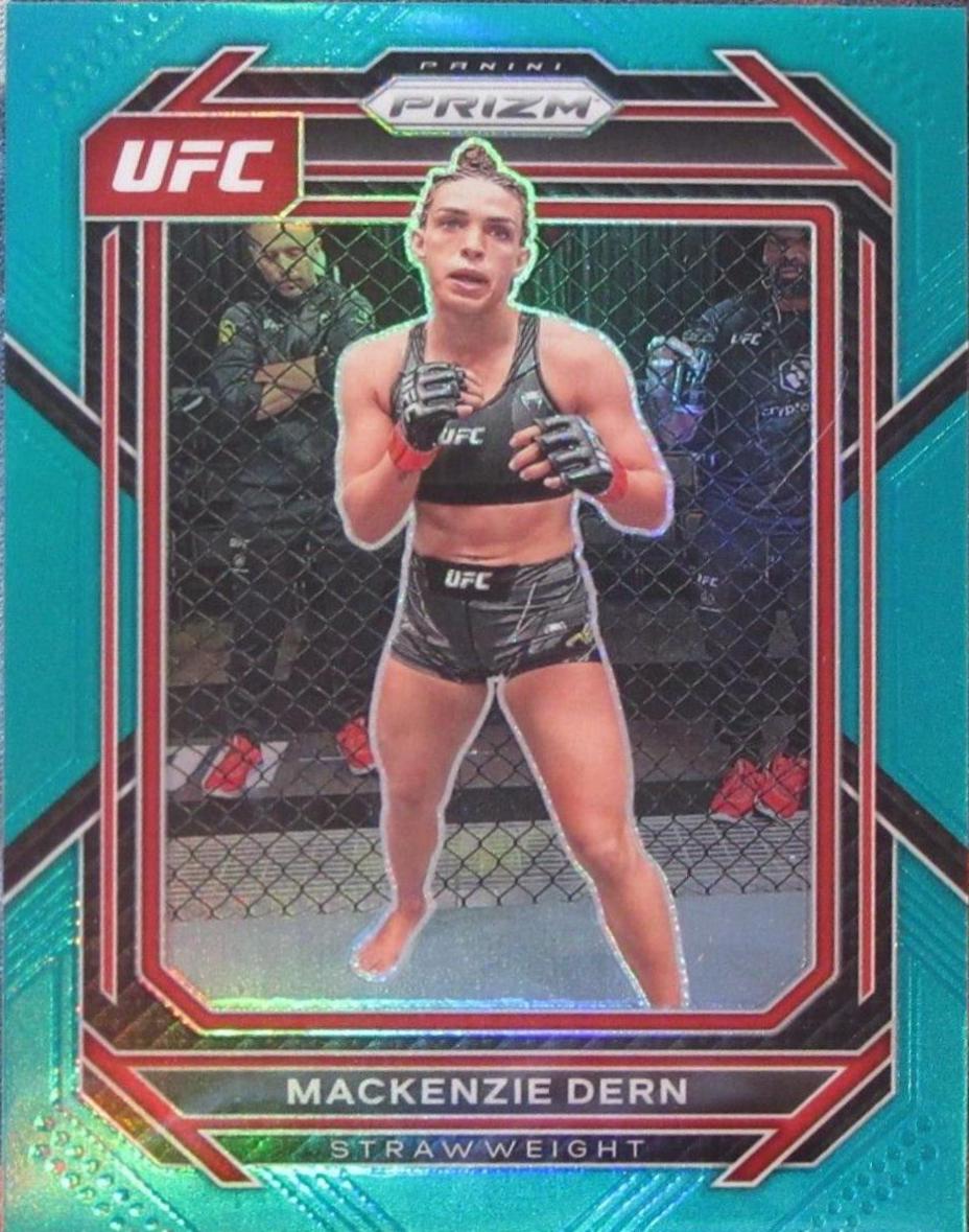 Mackenzie Dern 2023 Panini Prizm UFC Base #180 Teal