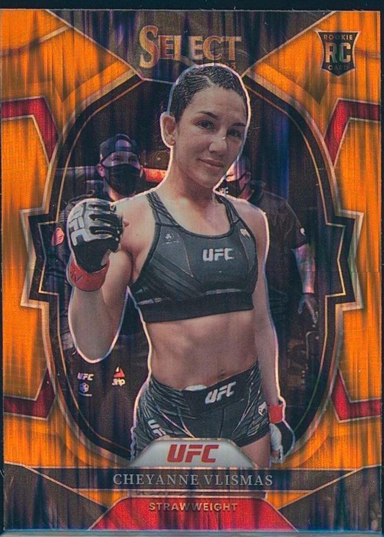 Cheyanne Vlismas 2023 Panini Select UFC Concourse #80 Orange Flash
