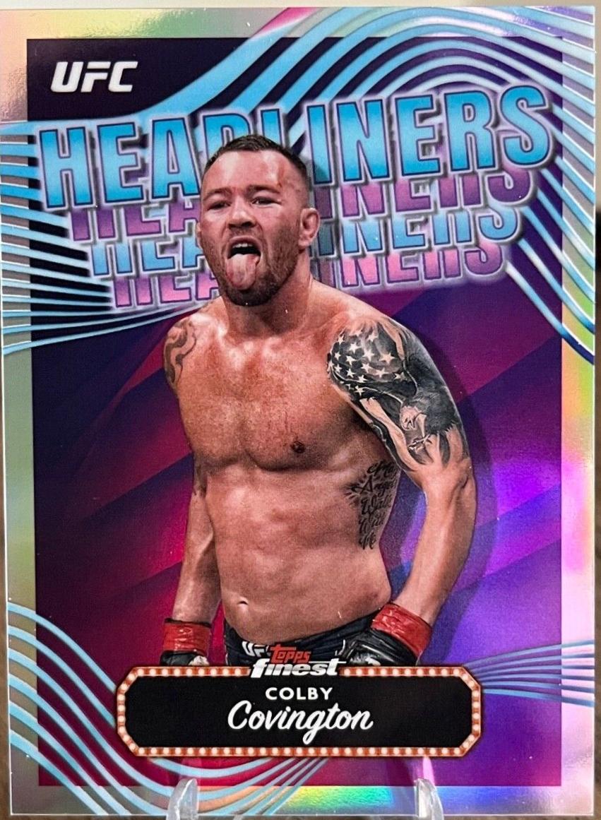 Colby Covington 2024 Topps Finest UFC Headliners #HDL-24 Refractor