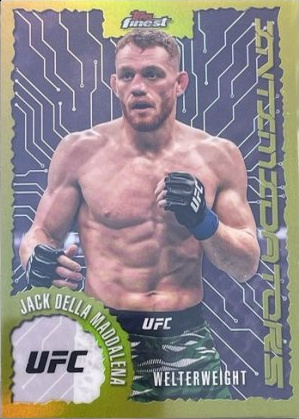 Jack Della Maddalena 2025 Topps Finest UFC Intimidators #IT-29 Superfractor