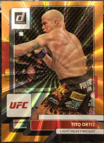Tito Ortiz 2023 Panini Donruss UFC Base #33 Gold Laser