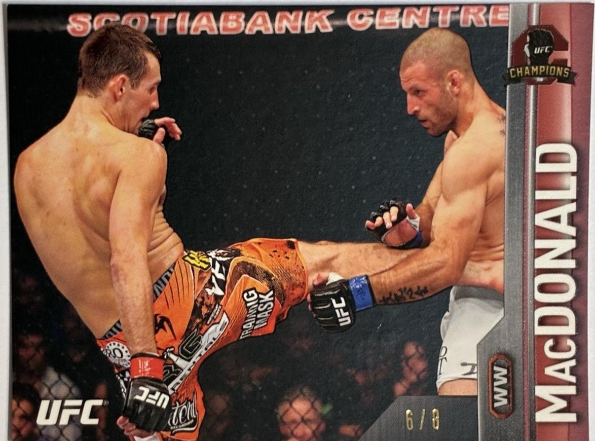 Rory MacDonald 2015 Topps UFC Champions Base #195 Red