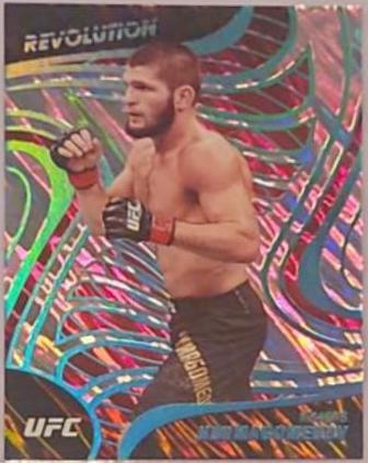 Khabib Nurmagomedov 2023 Panini Chronicles UFC Revolution #8 Lava