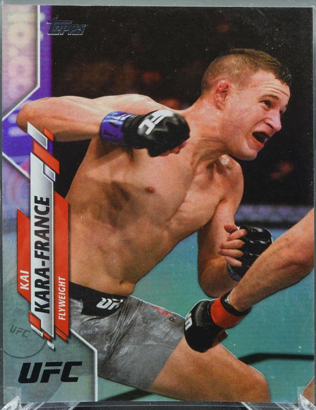 Kai Kara-France 2020 Topps UFC Base #45 Rainbow Foil