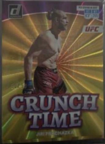 Jiri Prochazka 2023 Panini Donruss UFC Crunch Time #19 Purple Laser