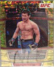 Shavkat Rakhmonov 2022 Panini Select UFC Concourse #84 Gold Disco