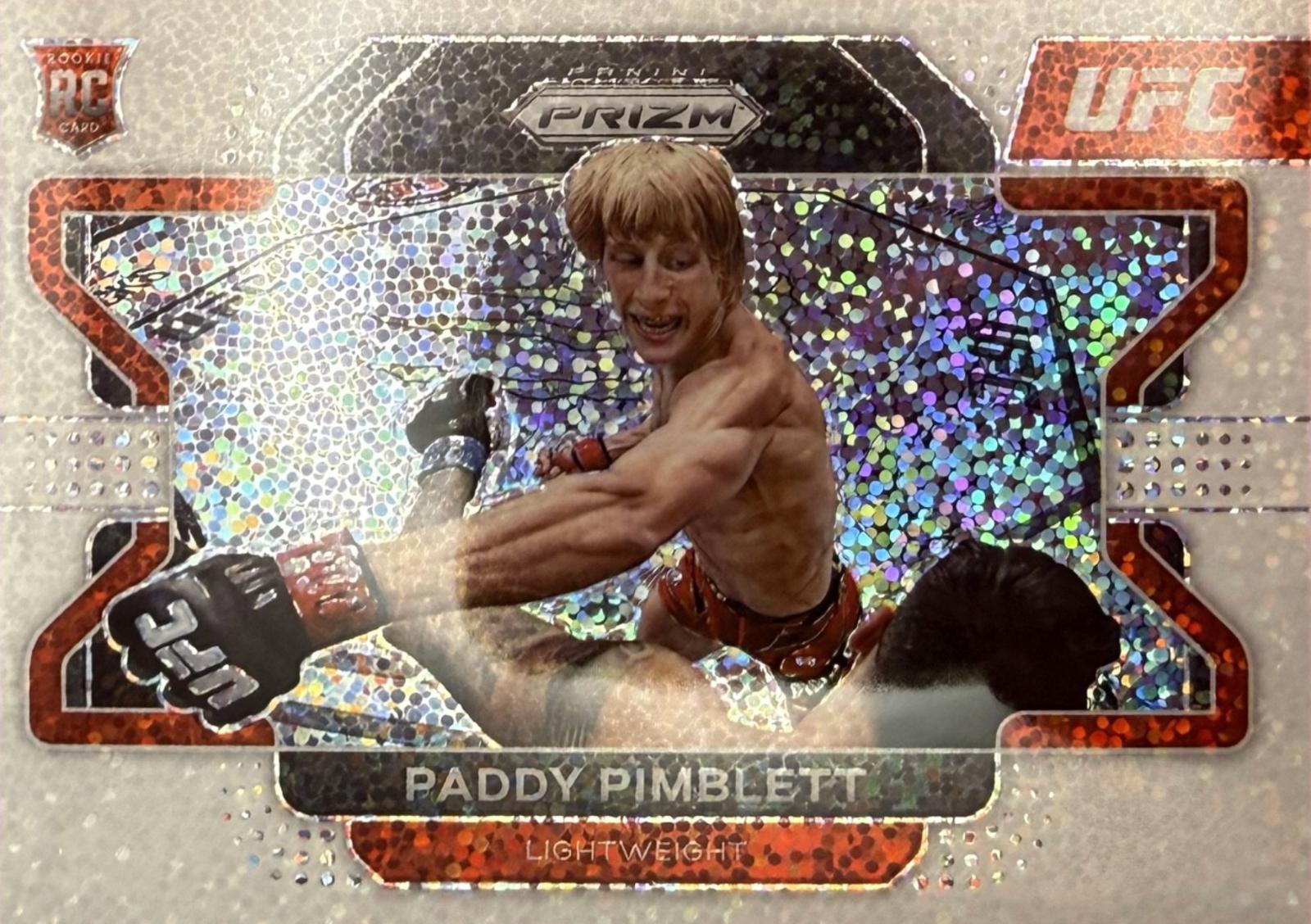 Paddy Pimblett 2022 Panini Prizm UFC Base #88 White Sparkle