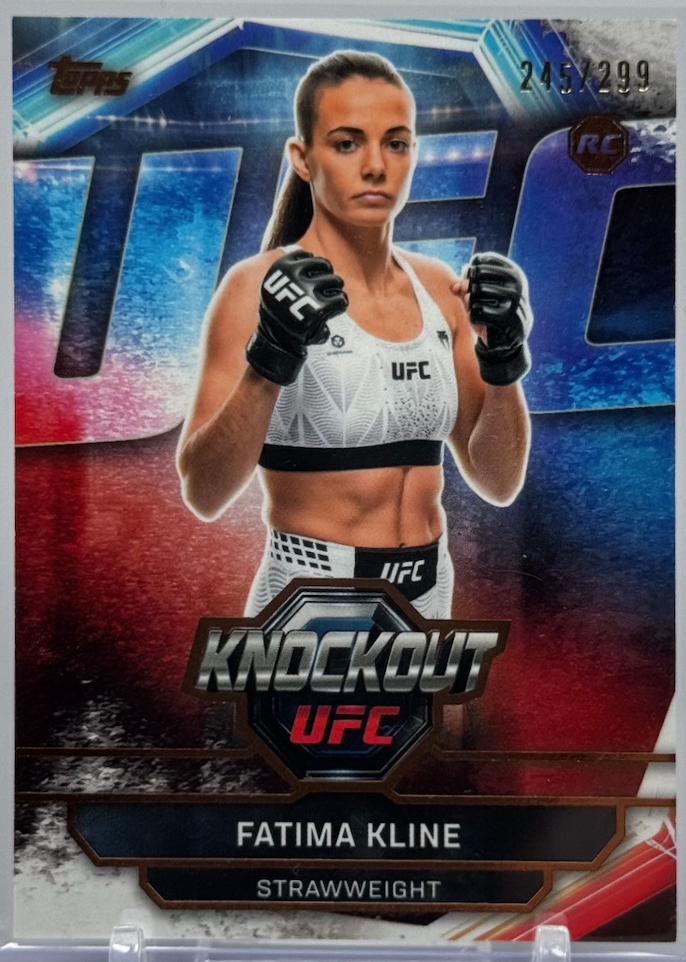 Fatima Kline 2026 Topps Knockout UFC Base #100 Bronze