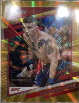 Darren Elkins 2022 Panini Donruss UFC Base #167 Gold
